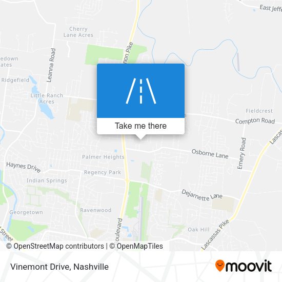 Mapa de Vinemont Drive