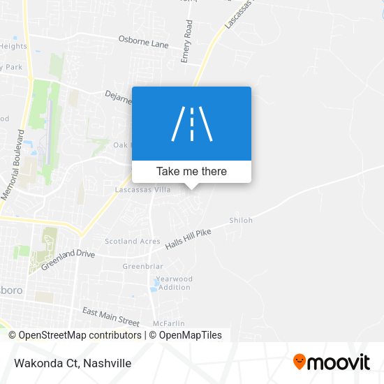 Mapa de Wakonda Ct