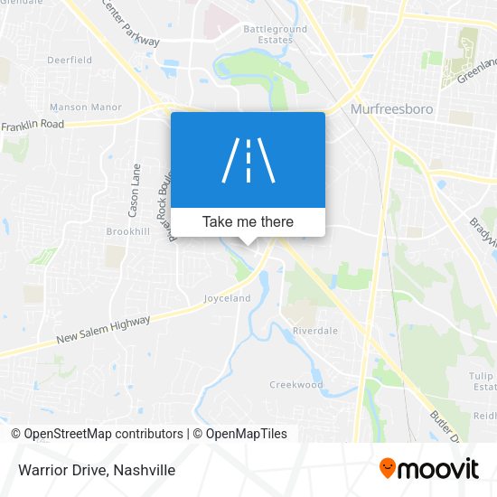 Mapa de Warrior Drive