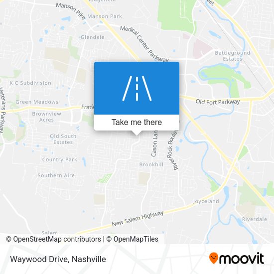 Mapa de Waywood Drive