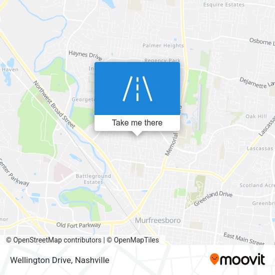 Mapa de Wellington Drive