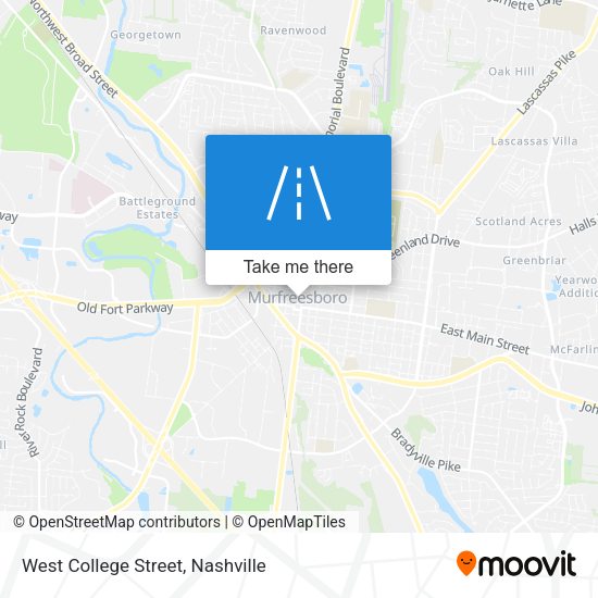 West College Street map