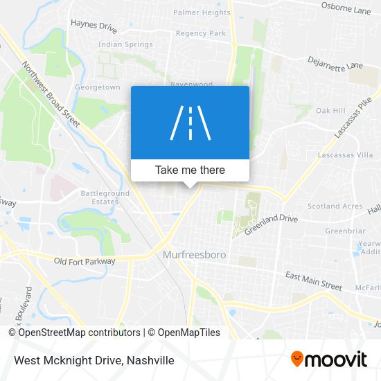West Mcknight Drive map
