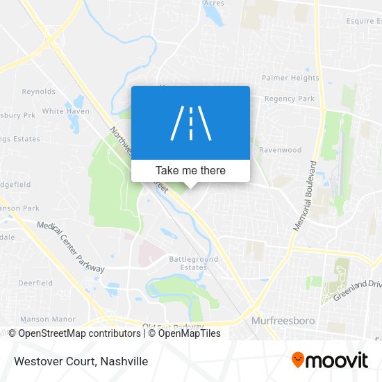 Mapa de Westover Court