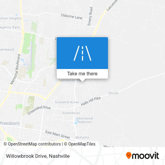 Willowbrook Drive map