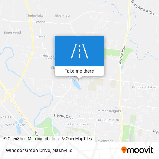 Windsor Green Drive map