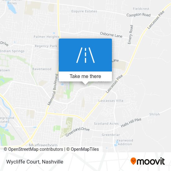 Mapa de Wycliffe Court