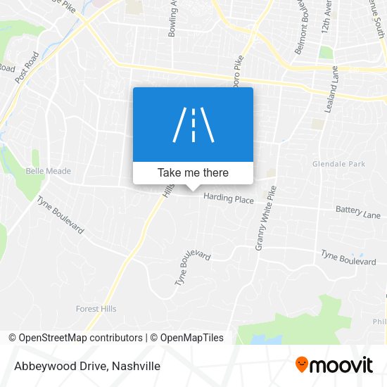 Mapa de Abbeywood Drive