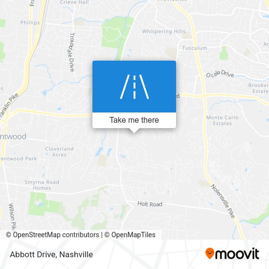Mapa de Abbott Drive
