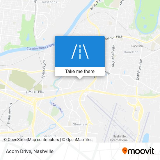 Mapa de Acorn Drive
