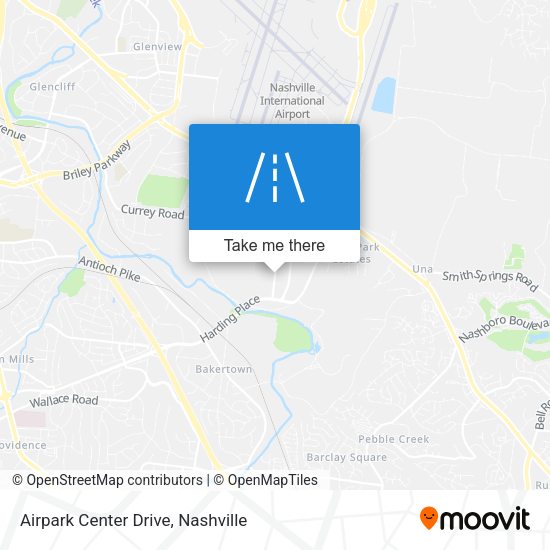 Airpark Center Drive map