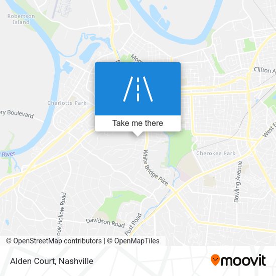 Mapa de Alden Court