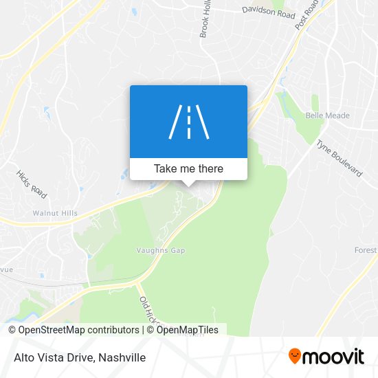 Mapa de Alto Vista Drive