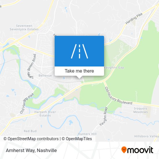 Mapa de Amherst Way