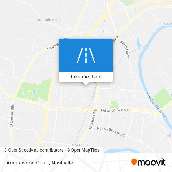 Mapa de Amquiwood Court