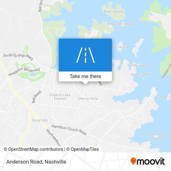 Mapa de Anderson Road