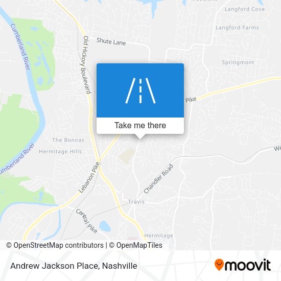 Mapa de Andrew Jackson Place