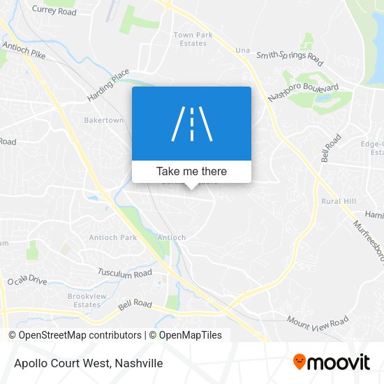 Mapa de Apollo Court West