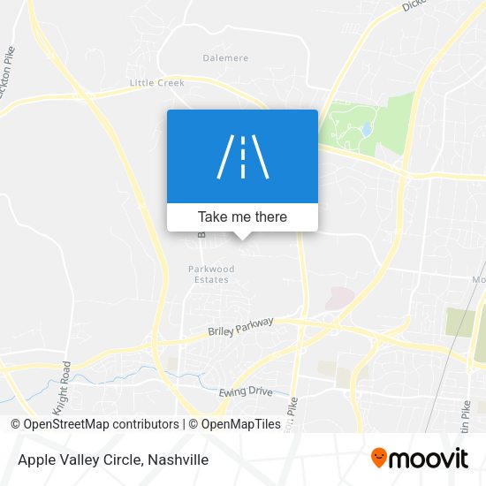 Mapa de Apple Valley Circle