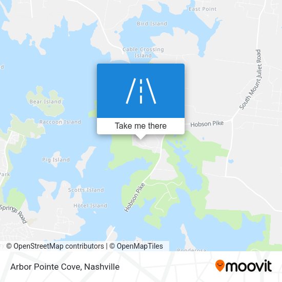 Arbor Pointe Cove map