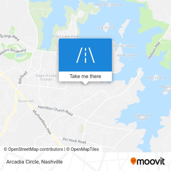 Mapa de Arcadia Circle