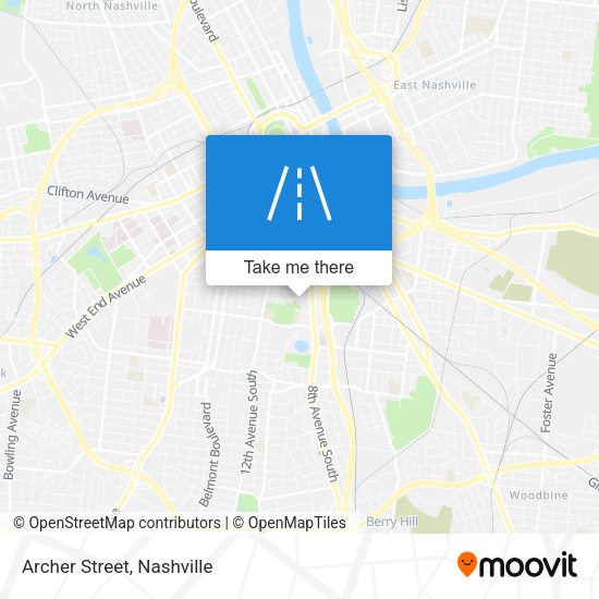 Mapa de Archer Street