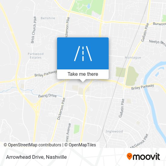 Mapa de Arrowhead Drive