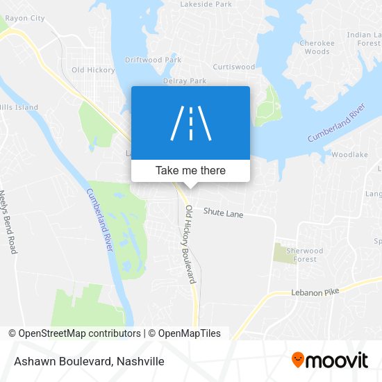 Mapa de Ashawn Boulevard