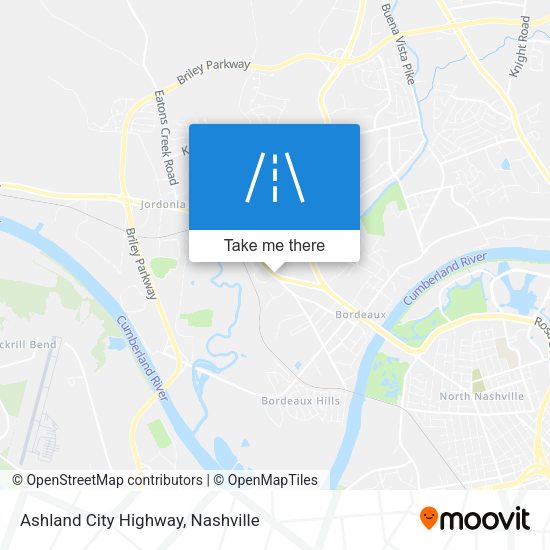 Mapa de Ashland City Highway