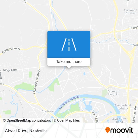 Atwell Drive map