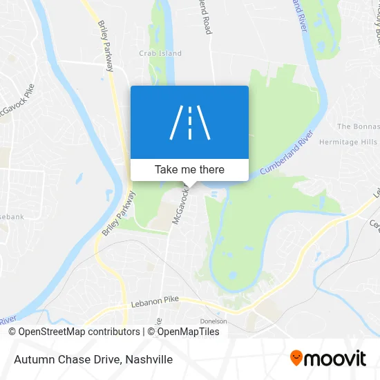 Autumn Chase Drive map