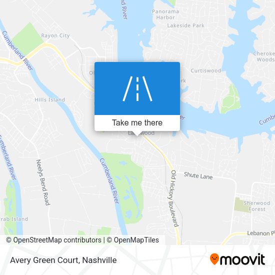 Avery Green Court map