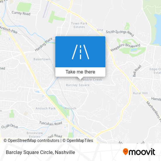 Barclay Square Circle map
