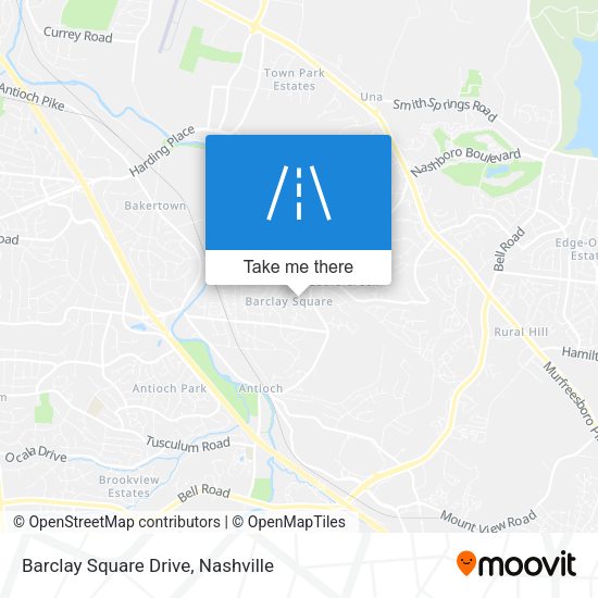Barclay Square Drive map