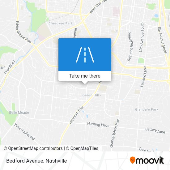 Mapa de Bedford Avenue