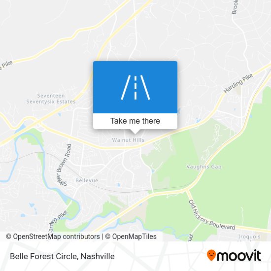 Belle Forest Circle map