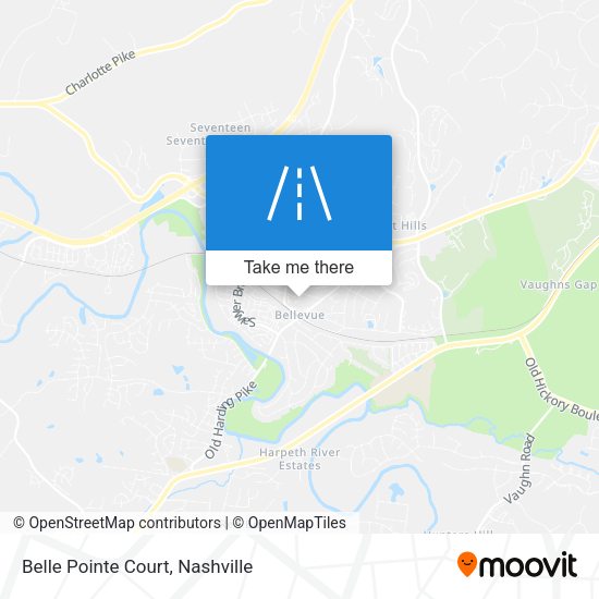 Mapa de Belle Pointe Court
