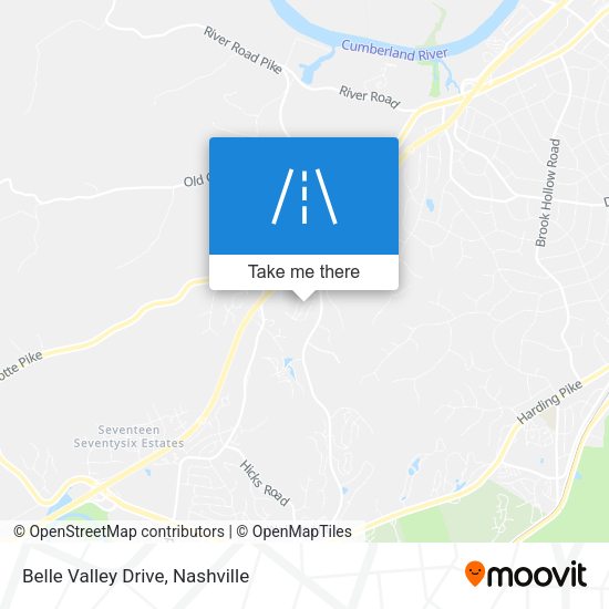 Belle Valley Drive map