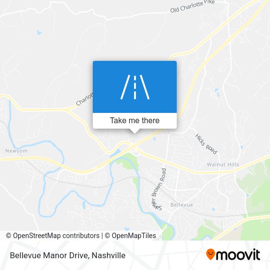 Bellevue Manor Drive map