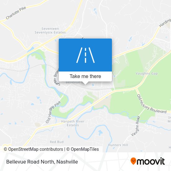 Mapa de Bellevue Road North