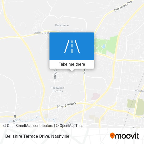 Mapa de Bellshire Terrace Drive