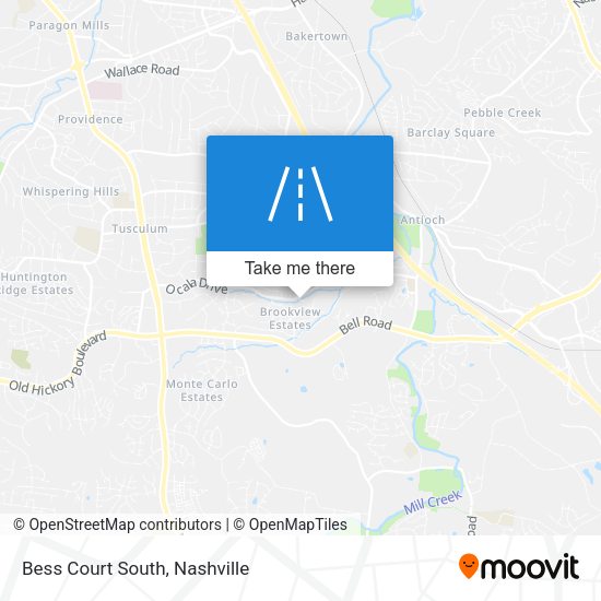 Mapa de Bess Court South