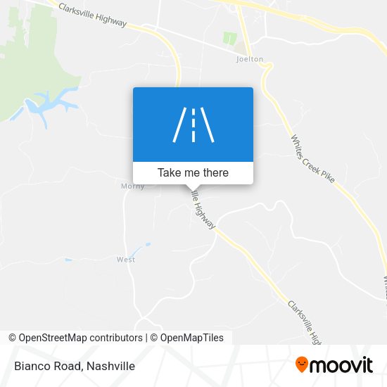Mapa de Bianco Road