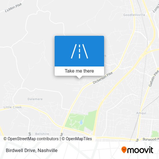 Mapa de Birdwell Drive