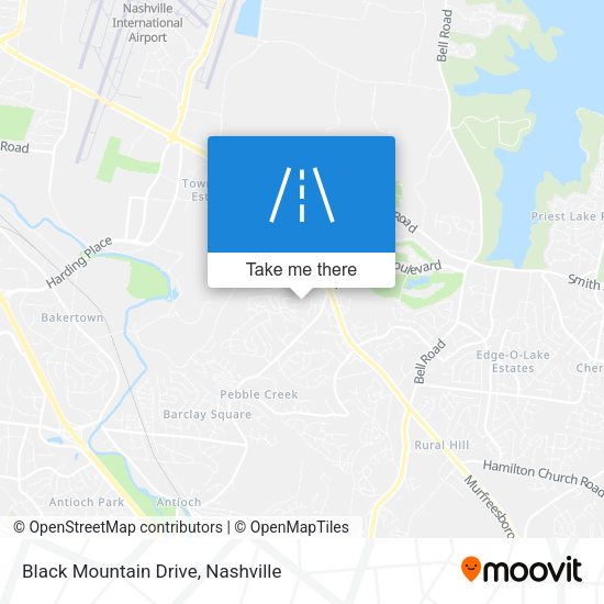 Black Mountain Drive map