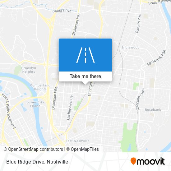 Mapa de Blue Ridge Drive