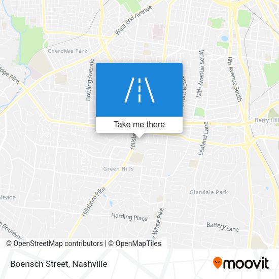 Mapa de Boensch Street
