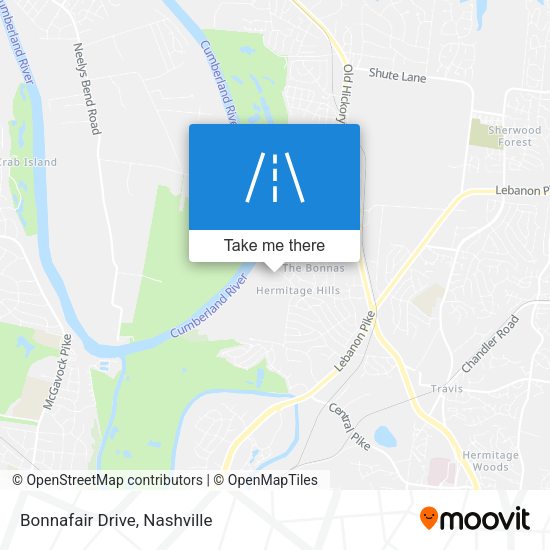Mapa de Bonnafair Drive