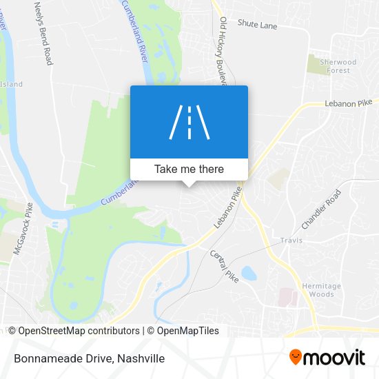 Bonnameade Drive map