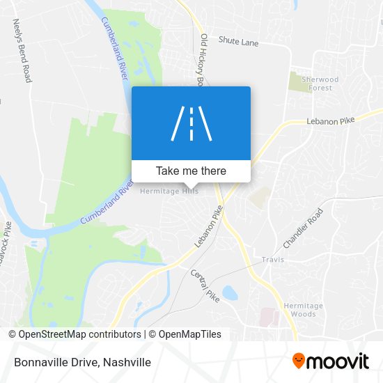 Mapa de Bonnaville Drive